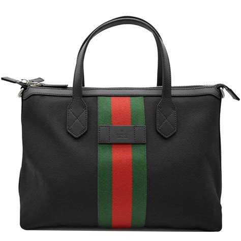 gucci black web stripe tote shoulder|Gucci shoulder bag designer.